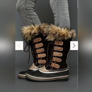 Women's Sorel Joan Of Arctic Faux Fur Boots Size 7